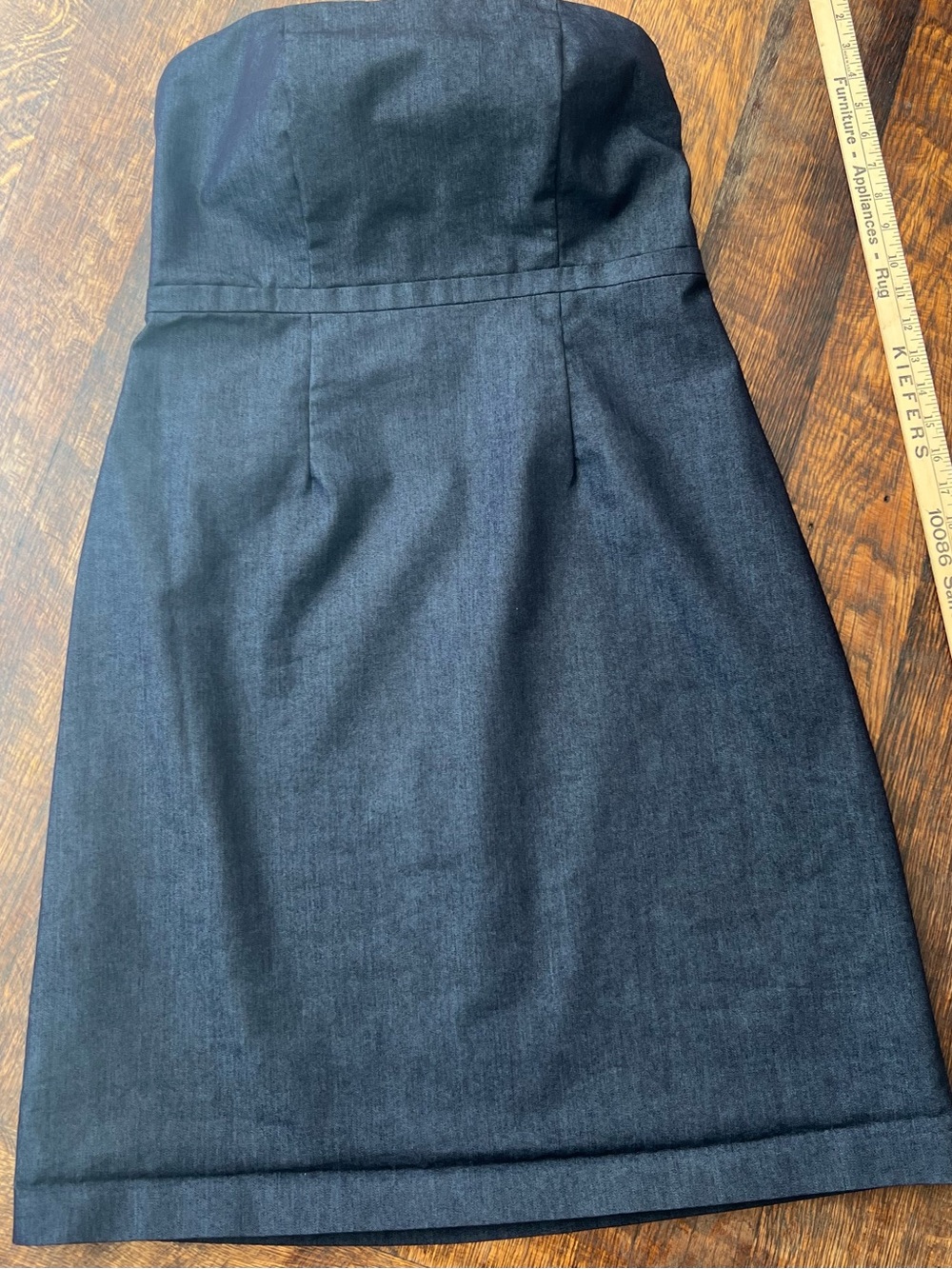 Merona Navy Strapless Pencil Skirt
